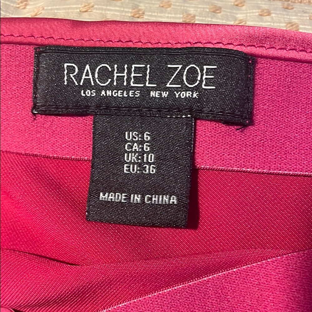 Rachel Zoe Vibrant Pink Slip Skirt - Picture 2 of 3